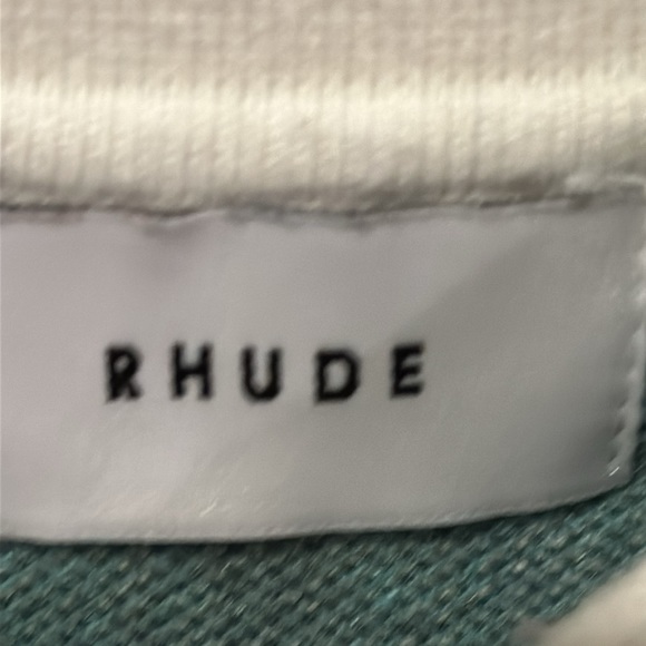 RHUDE COTTON KNIT CARDIGAN SWEATER - Picture 3 of 4